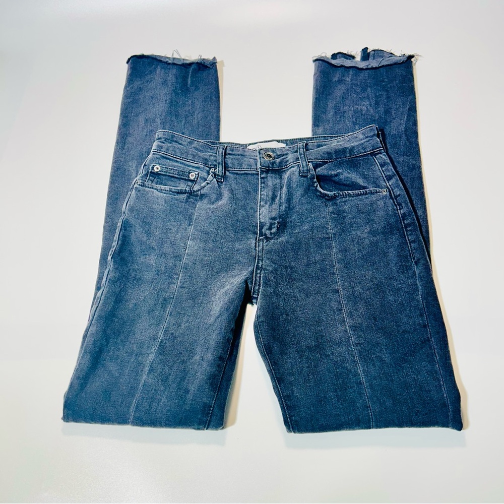 Zara Blue Straight Leg Jeans